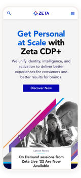 Zeta Get Personal at Scale with Zeta CDP+