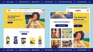 Sunsweet Case Study Website Screens