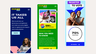 When We All Vote on mobile screens